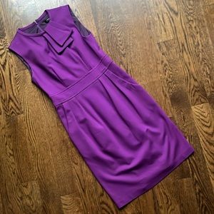 Sz0 Nanette Lepore purple sleeveless ponte dress with pockets